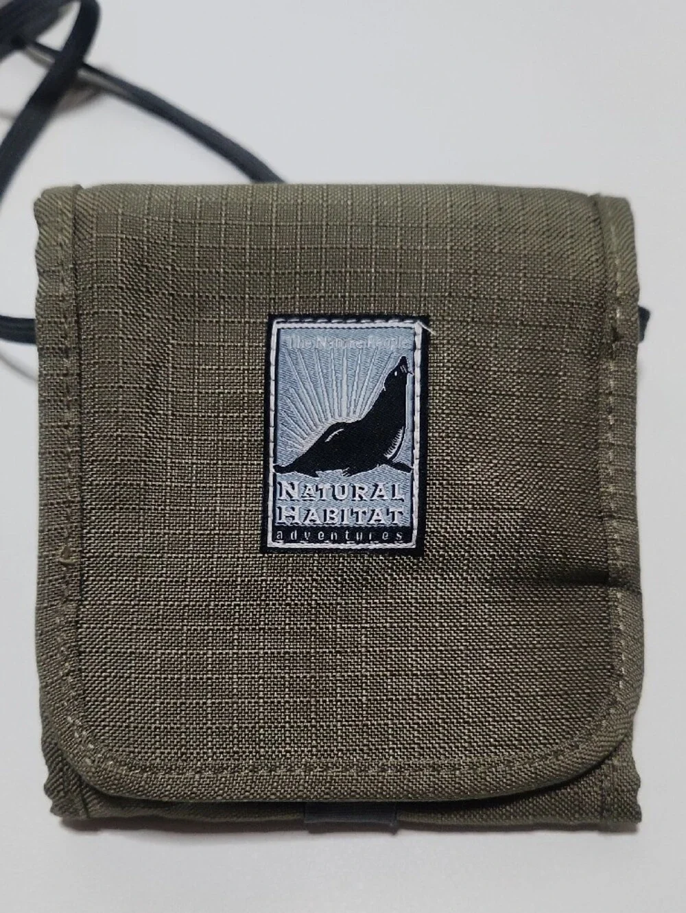 Olive Green Natural Habitat Adventures Neck Wallet